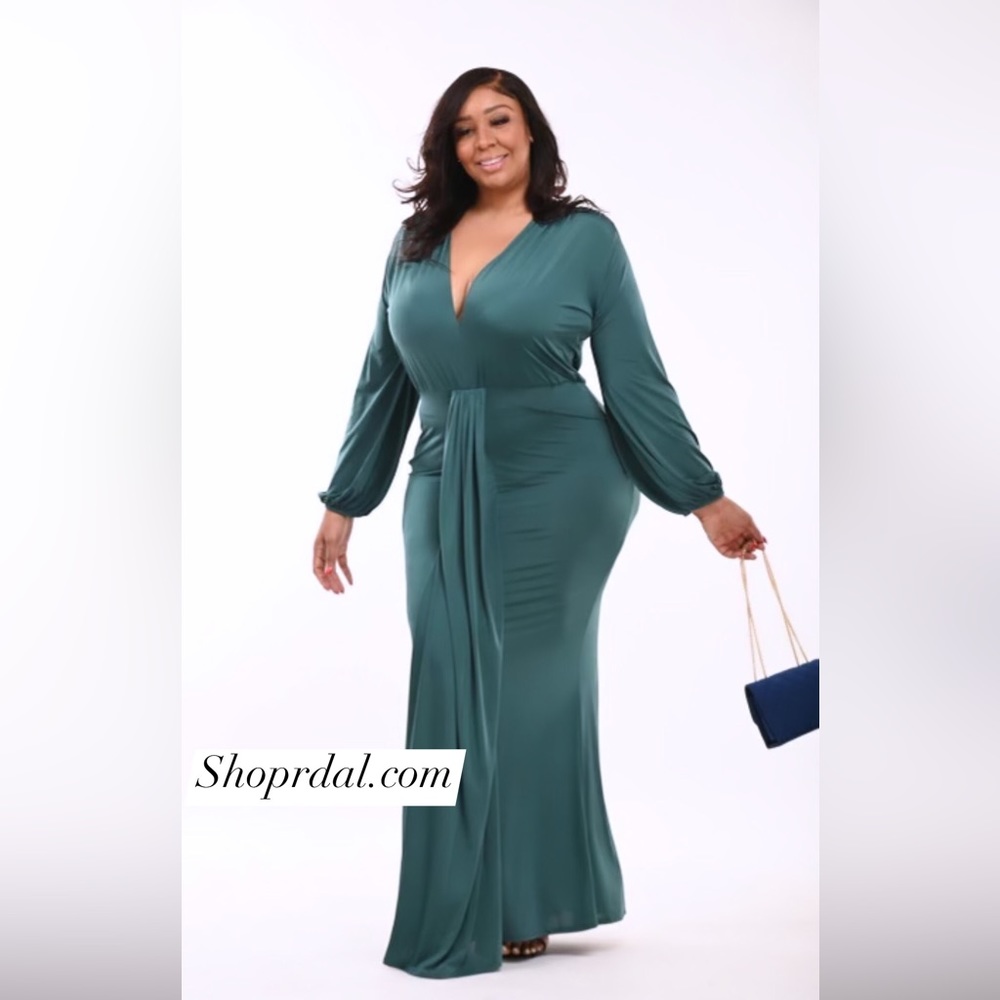 Beautiful green formal gown